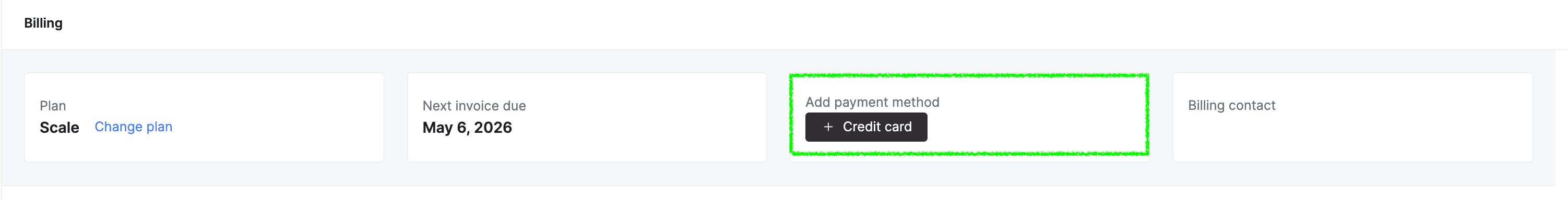 Add a payment method