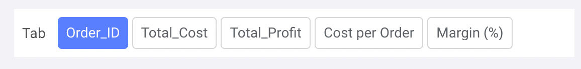 Metrics control with renamed filters ready to save to dashboard